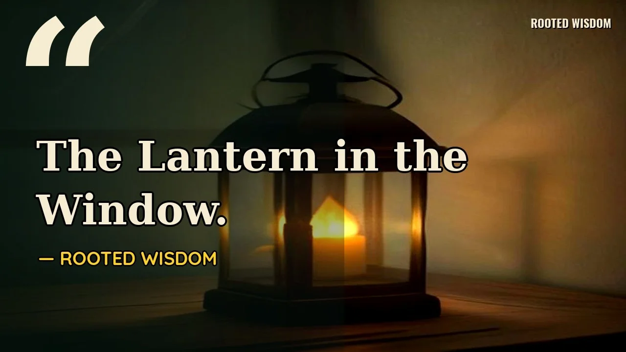 Rooted_Wisdom video thumbnail: The Lantern She Never Let Go Out